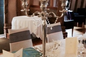 hire candelabra centrepieces