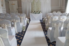 Chaircovers by Ziora  Flower Wall Hire Profile 1