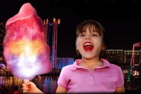 Candy Floss Magic Bouncy Castle Hire Profile 1