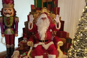 Santa Claus on his chair