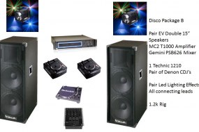 DJ Equipment Hire Package C