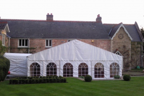 Browns Marquees  Traditional Pole Marquee Profile 1