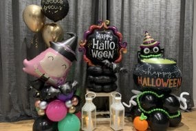 Halloween Party Balloon display, designs to suit your theme / event