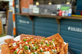 Chicken Keema Nachos