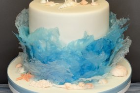 Coastal themed cutting cake