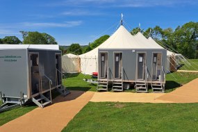 All of our toilet trailersw are less than 3 years old and have a matching grey wrap