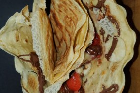 Delicious sweet crepes 