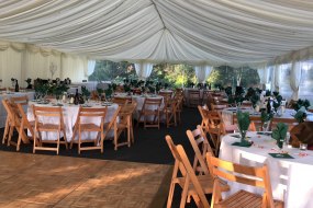 Lovely wedding in a clear-span marquee