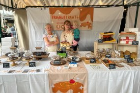 Us at the MK vintage& handmade market 2024