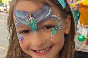 Playful Faces & Balloons Glitter Bar Hire Profile 1