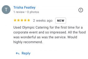 Olympic Catering Business Lunch Catering Profile 1