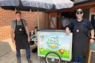 Our cute handmade Ice cream Cart