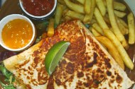 Quesadillas at Hillbillys 