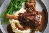 Lamb shanks are the king of all lamb cuts!! Slow roasted until meltingly tender in our rich, deeply flavoured sauce.