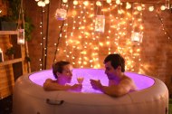 Super Hot Tub Hire - couple in a hot tub