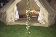 Lily Bell Tents Night Time