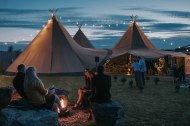 Tipi Festoons in actions