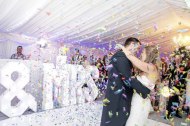 First Dance with Confetti Shower