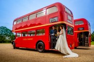 Two of our buses on a Wedding Hire