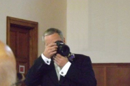 Wedding photographer at a recent wedding