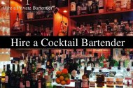 Hire a Cocktail Bartender undefined Profile 1