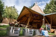 Rebecca & Paul's garden tipi wedding