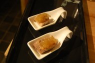 Spiced Pork Belly as an amuse bouche