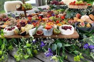 A grazing table filmed for ITV