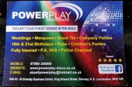 Powerplay Official Wedding Disco Supplier