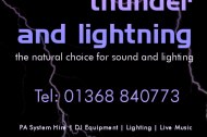 thunder and lightning - 01368 840773