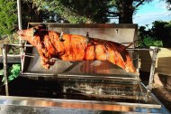 Summer hog roast