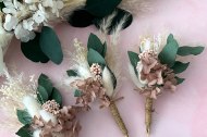 Dried and preserved bouquets and buttonholes