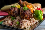 Jerk Chicken Rice and Peas