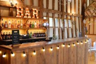 Rustic Bar at The Garden Barn