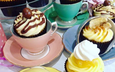 Boozy Bakers High Tea Cupcakes