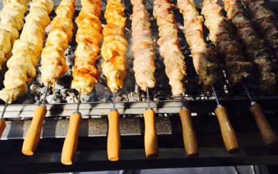 Chicken souvlaki 