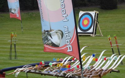 Mobile archery unit at Robin Hood Events