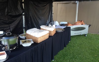 Professional Hog Roast Set up