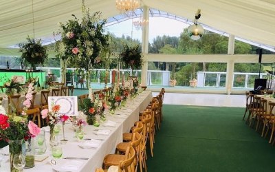 Wedding in premium marquee