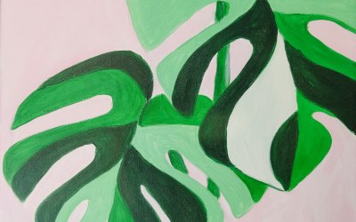 Abstract Monstera 