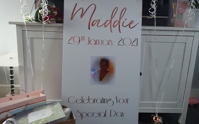 Party celebration boards fully customisable 