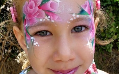 Rose Princess Face Paint