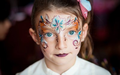 Flower Princess Face Paint