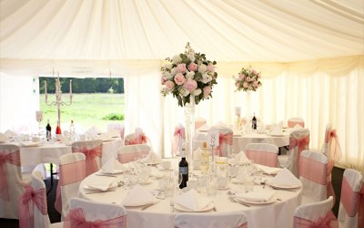 Beautiful wedding marquee