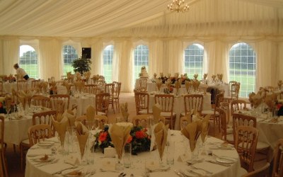 Marquee wedding caterers in Cheshire