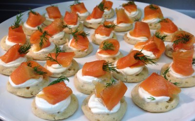 Smoked Salmon Blini