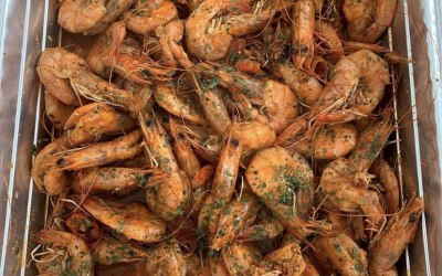 Peppered prawns 