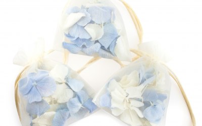 Hydrangea Petal Bags