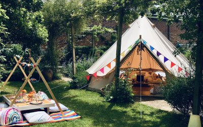 Bell Tent & picnic