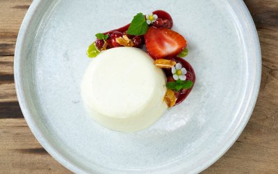 Woodruff Panna Cotta